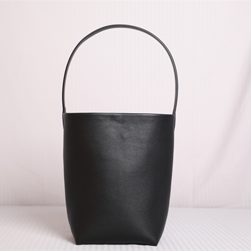Row bag Medium Bucket Tote Bag NS Park Cowhide Niche Design Large Capacity Handbag Single Shoulder Bag