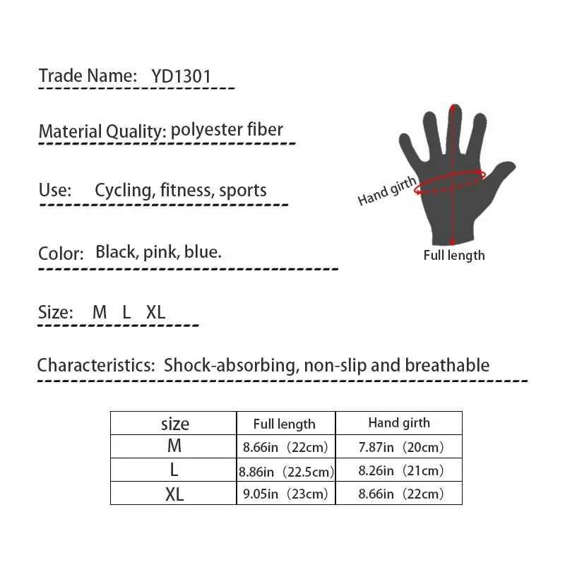Outdoor Cycling Gloves Bicycles for Warmth and AntiSlip in Autumn and Winter H251017