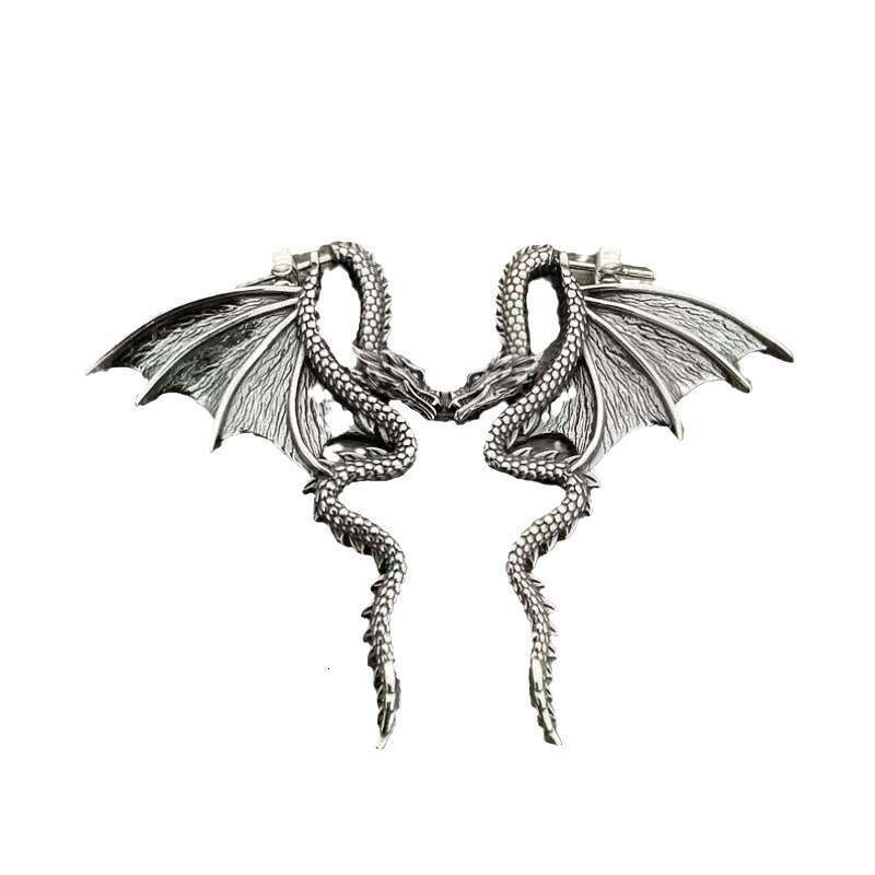 Dragon Dangle Earrings New Magic Dragon Detachable Dark Style for Women Fashion Exaggerated Earrings