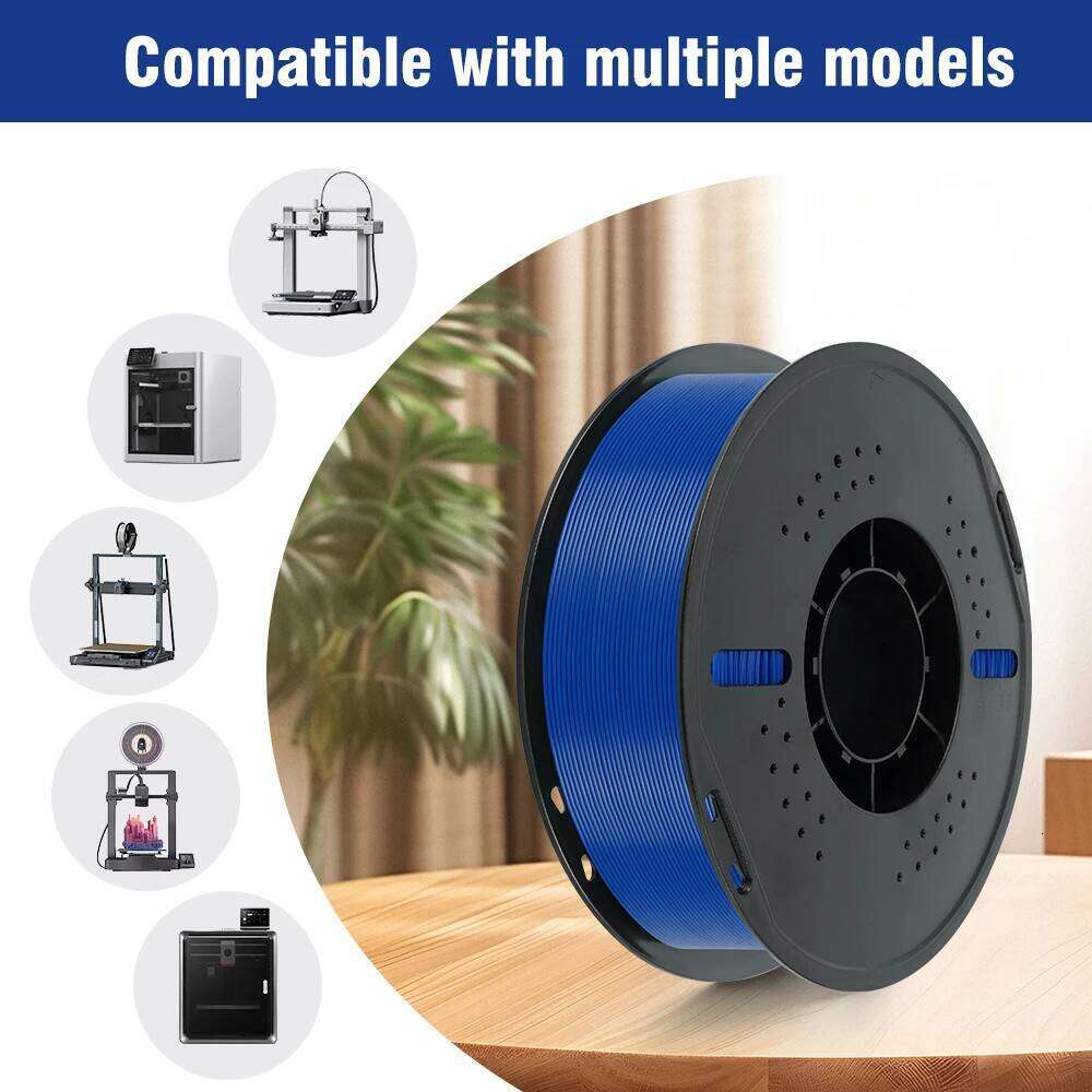 KINGROON PETG Printer Filament 1.75mm 5KG 10KG Mix Color 3D Printing Material 1kg/roll petg Plastic For FDM 3dprinter