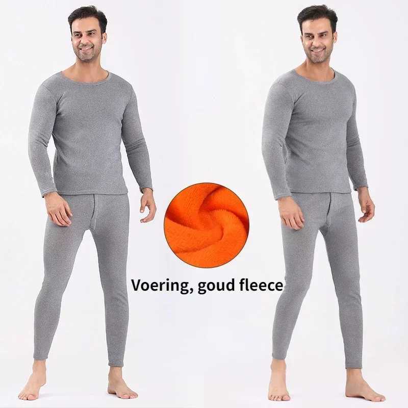 Thermal Underwear Sets for Men Winter Thermo Underwear Long Johns Winter Clothes Mens Underwears H251017