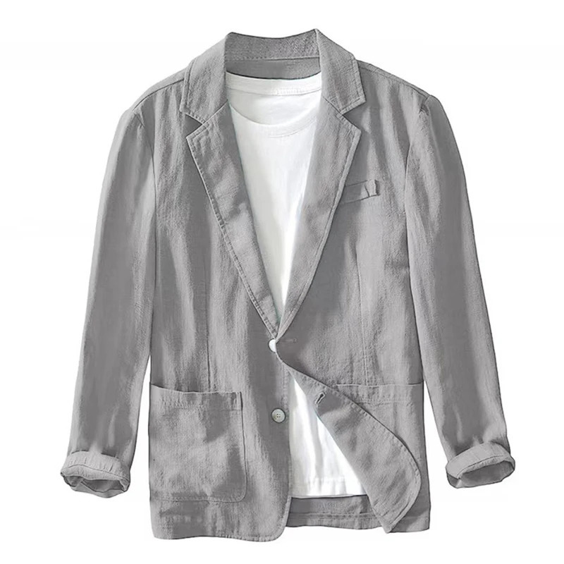 Casual for Men Clothing Solid Color Men Jackets Oversize Fashion Slim Light Suit 251017