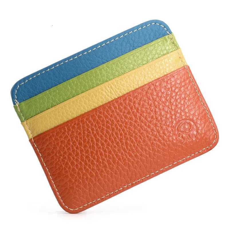 Leather Drivers License Bus Card Holder Slim Coin Purse with MultiCard Slots Compact Wallet for IDs Transit CardsW251017