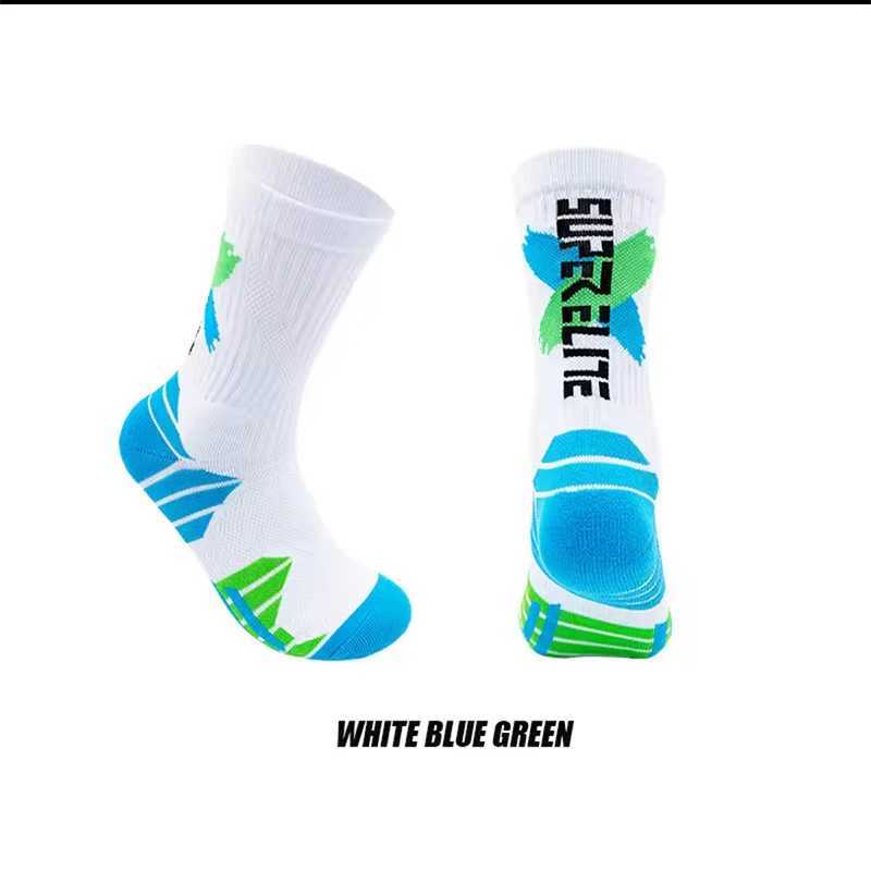 Mens High Tube Professional Practical Basketball Socks Contrast towel bottom thickened shock absorption Women football Socks C251017