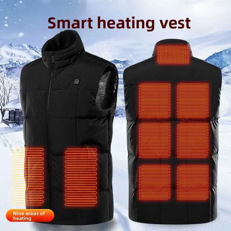 Winter Graphene Heating Vest USB Charging Outdoor Mountain Climbing Smart Warmth Resistant Cold High Tech Heated Vest Casual Sty H251017