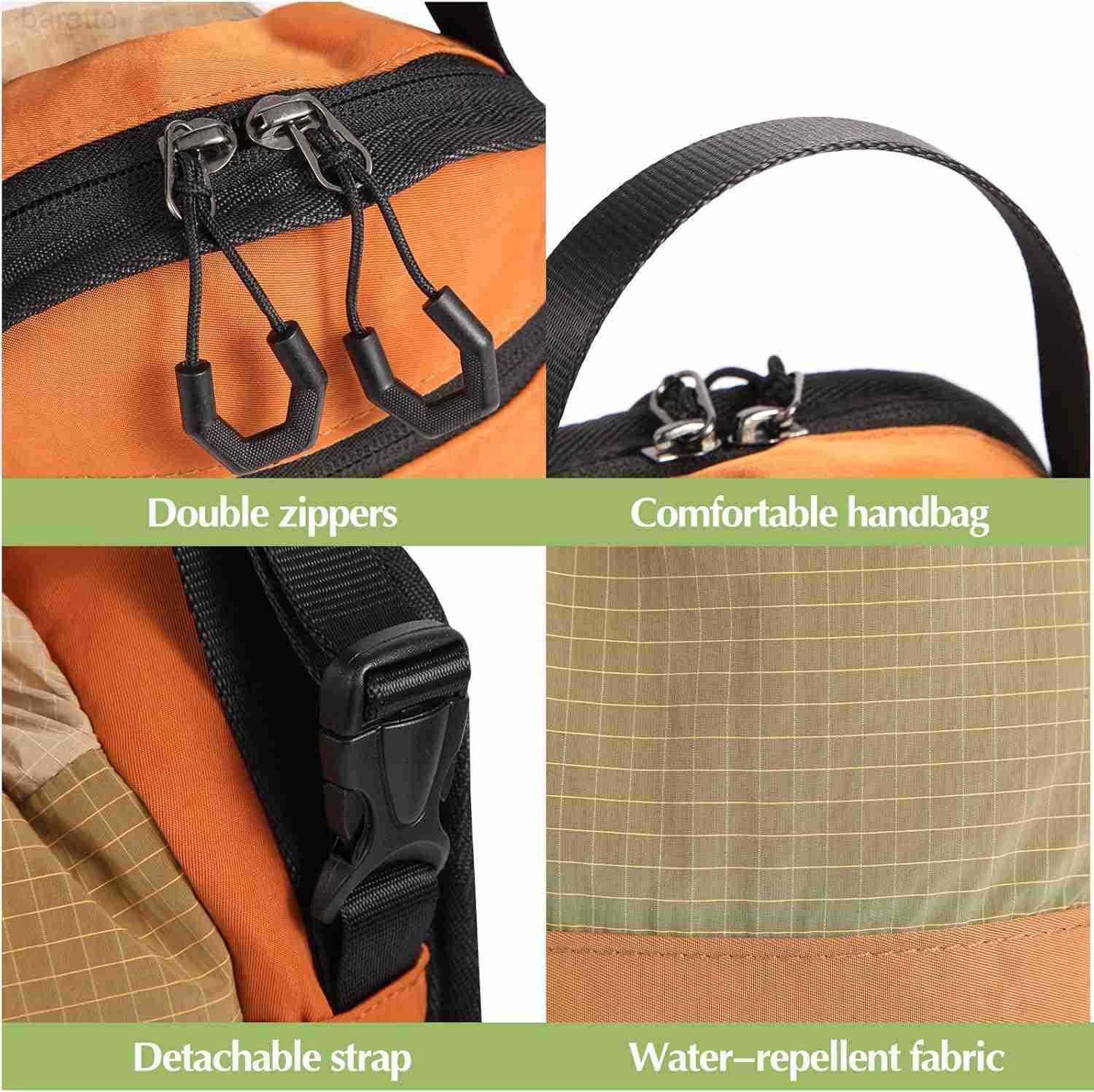 Small Crossbody Bag for Women Nylon Bucket Purse Lightweight Z251017