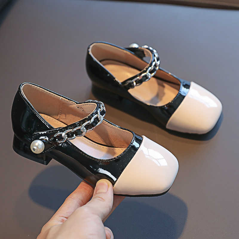 Girls Single Shoes Princess Shoes 2025 Spring and Autumn Korean Edition Western Style Little Girl Baby Childrens Princess Shoes Leather Shoes W251017