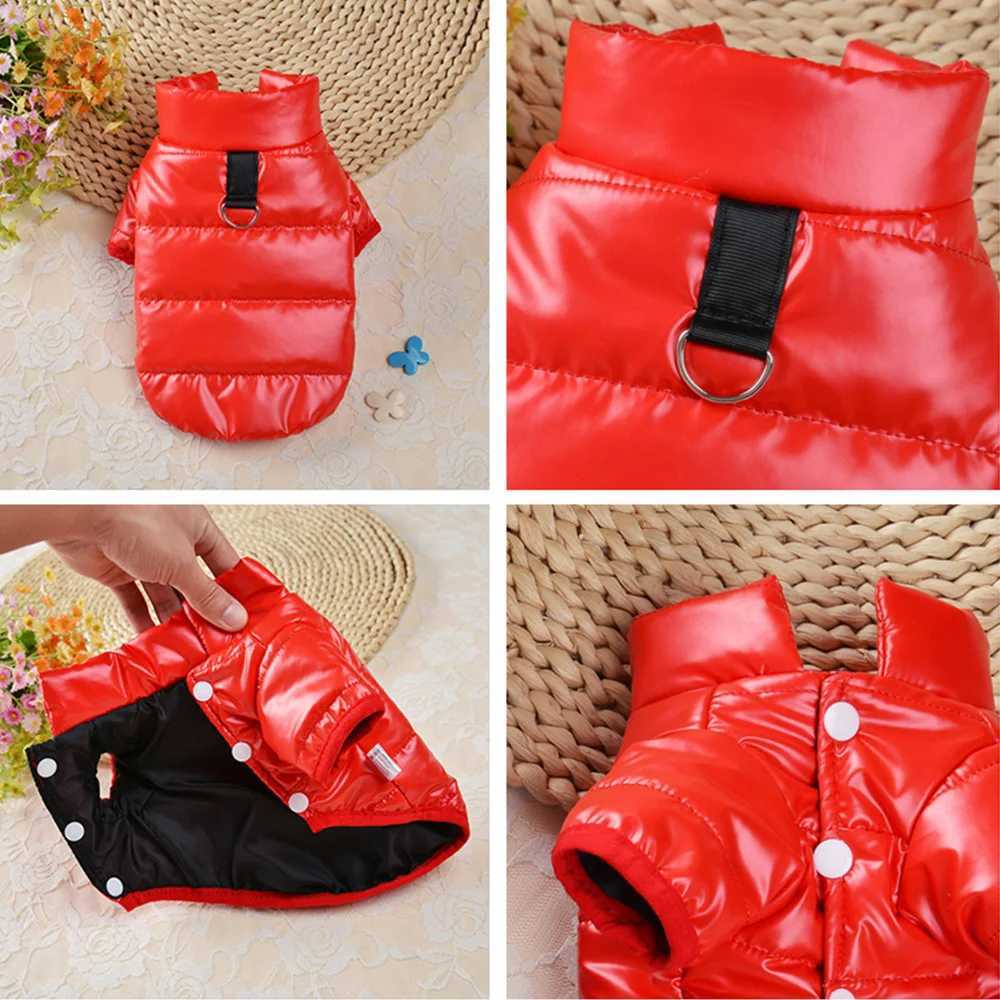 Winter Dog Down Jackets Clothes Thick Warm Puppy Dog Costume Coat Leather Pet Clothes Windproof for Small Medium Dogs ChihuahuaW251017