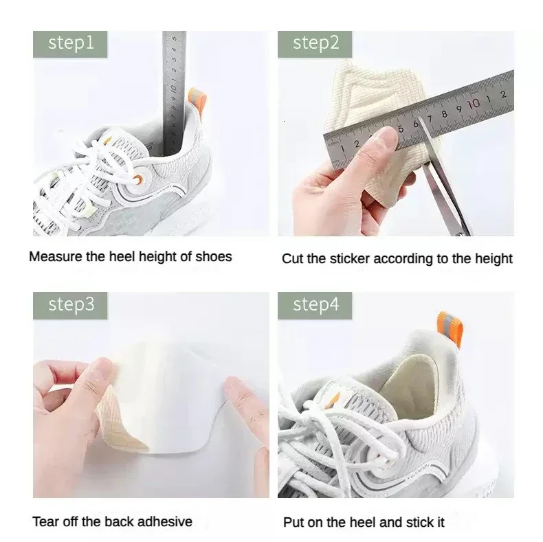 10pcsset Insoles for Shoes Patch Heel Pads for Shoes Adjustable Size Feet Pad Insole Adhesive Back Sticker Shoes Insert Insole 251011
