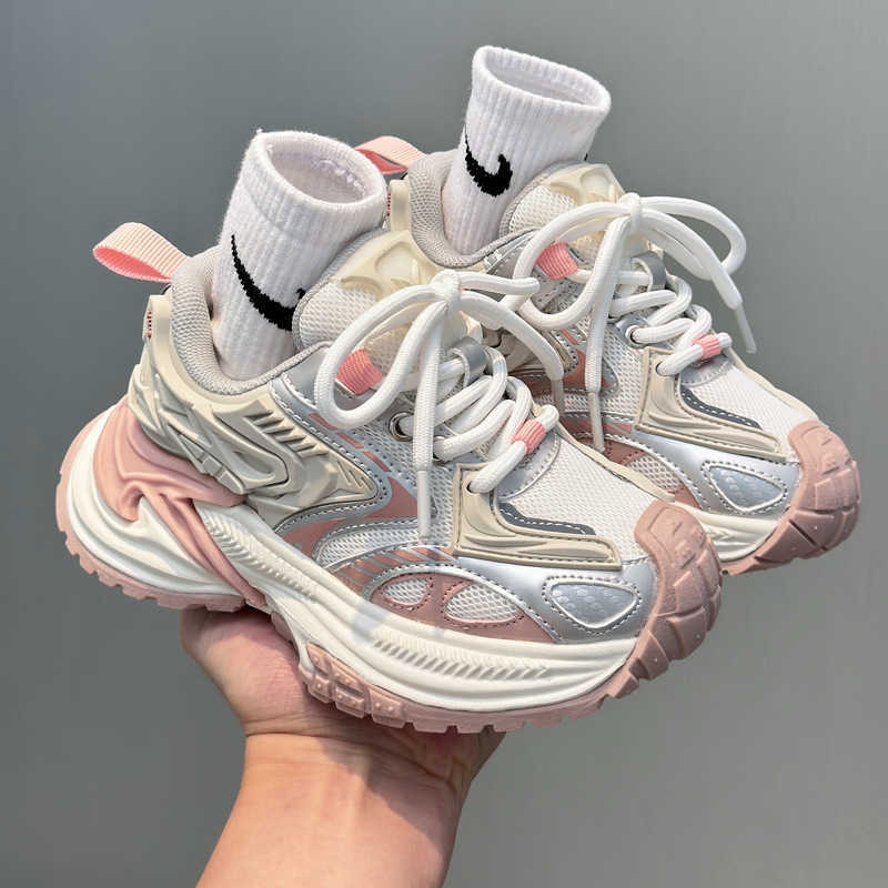 Childrens Rattlesnake silver Boys Dad Shoes Black Irregular Pupil Cat Eye Girls Outdoor Sports Shoes Soft Sole Trendy W251017