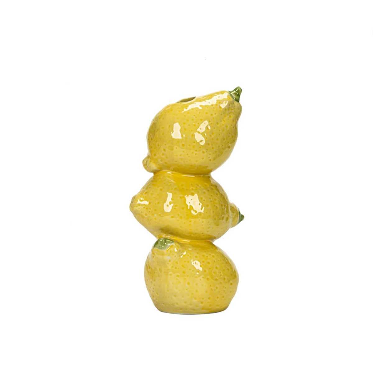 Cute Fruit Vase Decor Creative Resin Table Centerpiece for Home Party Fun FruitShaped Flower Holder C251017