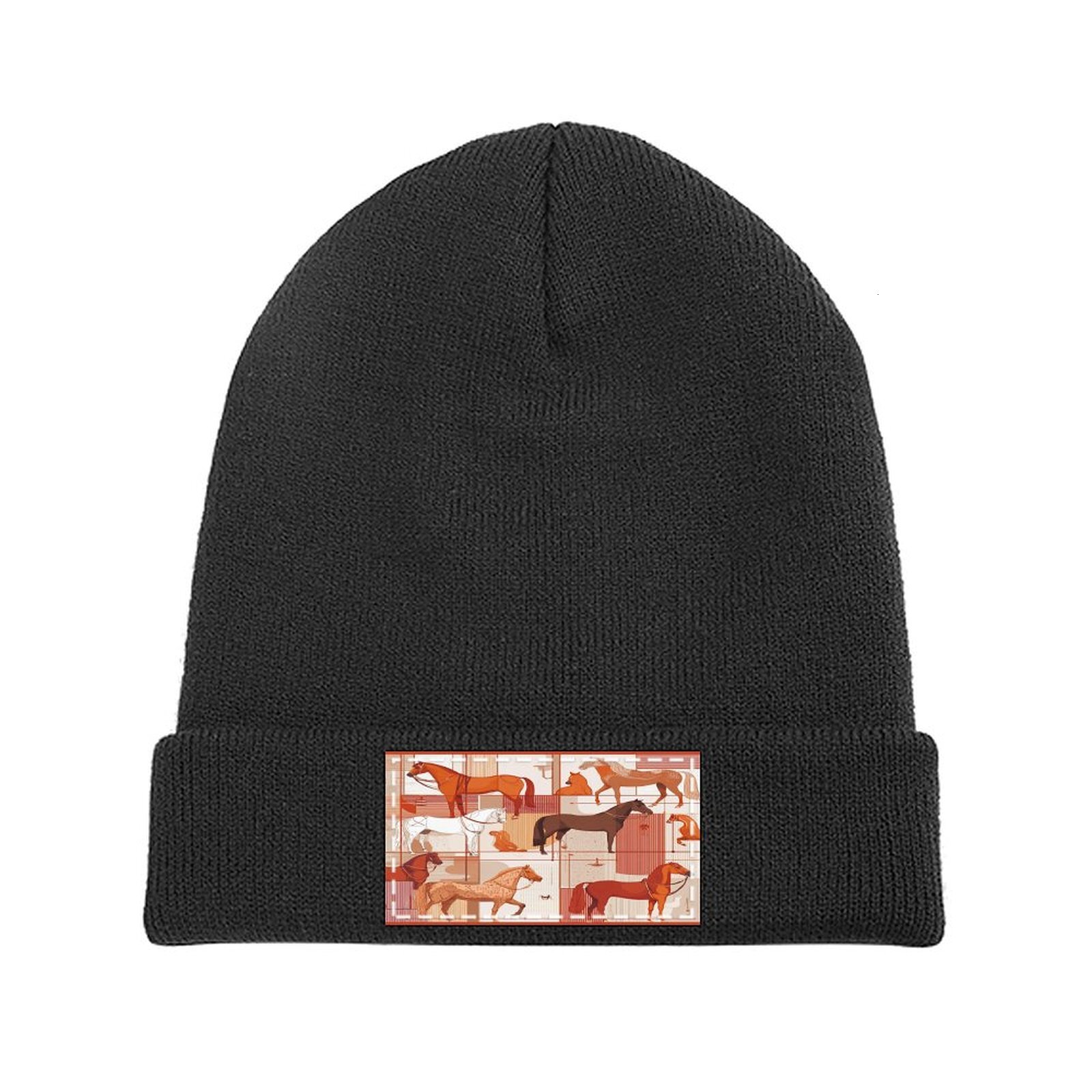 H Designer beanie hat beanie bonnet winter hat beanie luxury Horse striped pattern mens womens beanie winter skull cap bobble hat polo beanie H59
