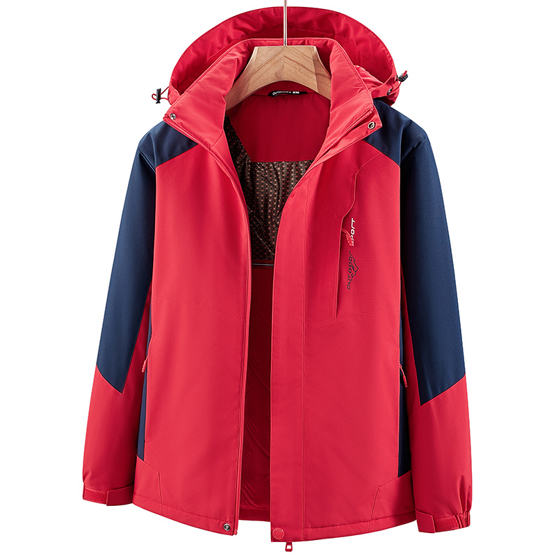Autumn/Winter Thickened Outdoor Jacket: Stay Warm in Wind and Rain