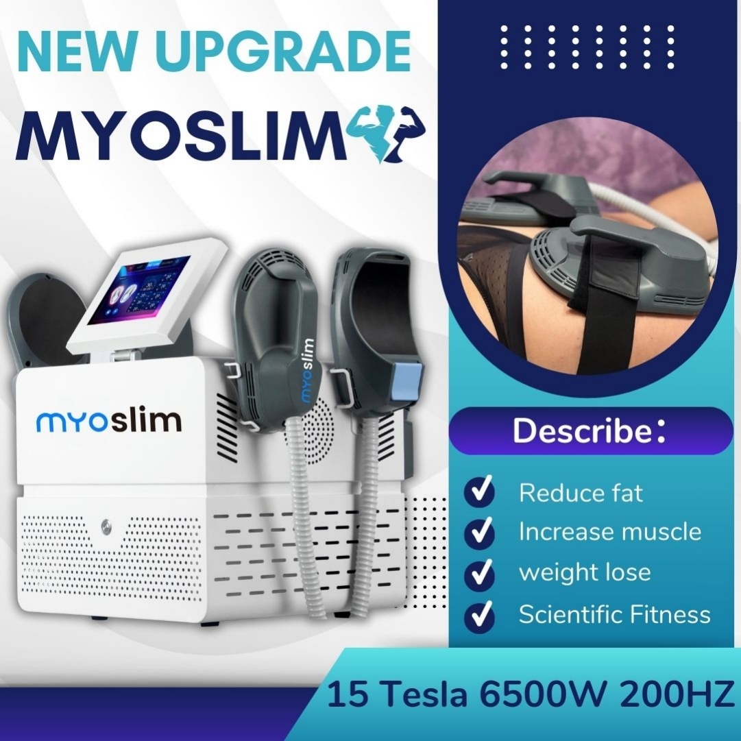 HOT Myoslim RF Body Sculpting Machine with 4 Handles Muscle Training Muscle Stimulator EMS Body Slimming Fat Burning Equipment