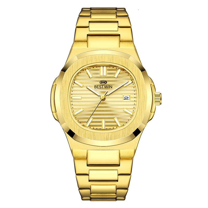 Men Business Watches Fashion Square Quartz Watch for Mens Clock With Calendar Reloj HombreWithout Box 250928