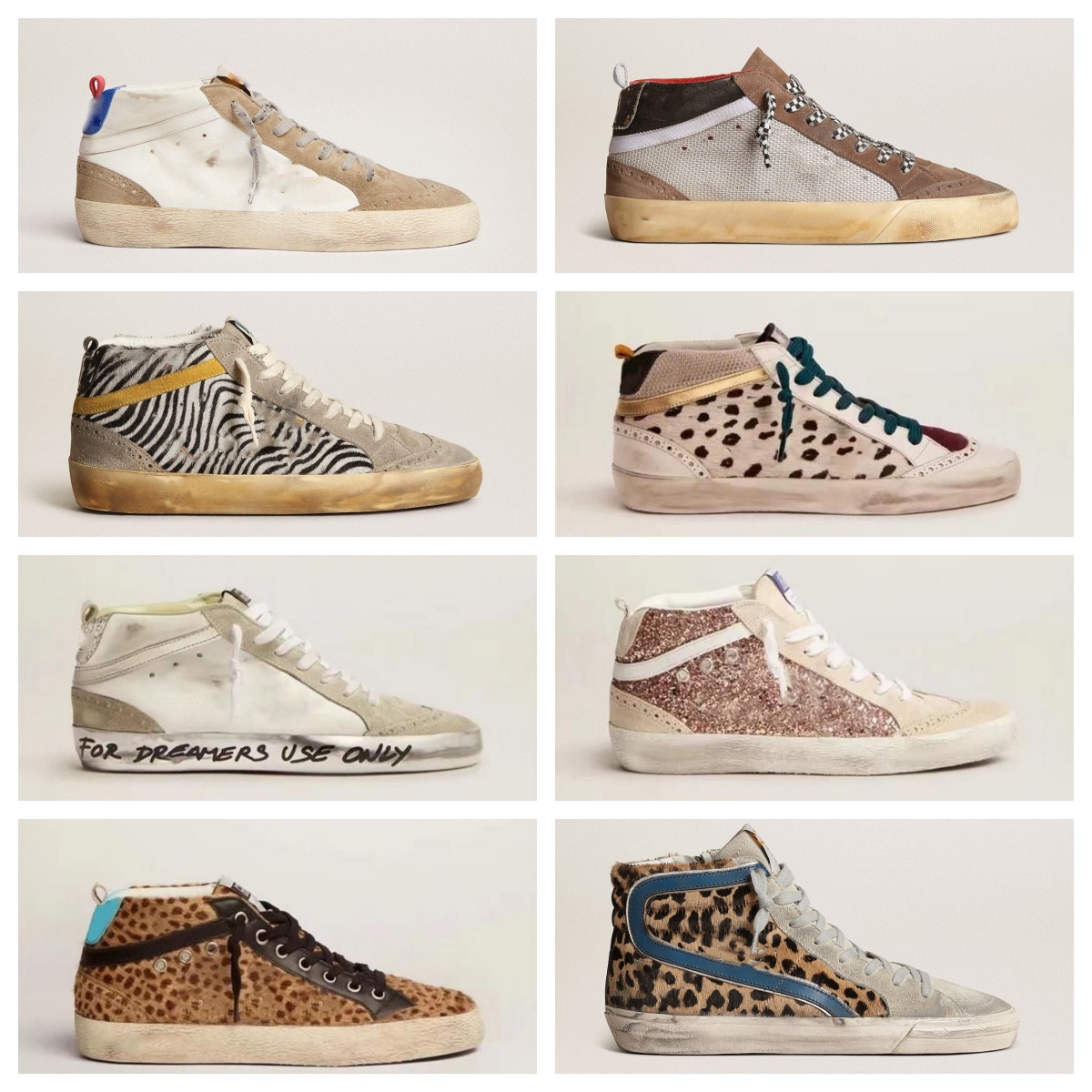 goldens goos Italy luxnuy casual shoes mid star fashion retro distress dirty shining Mid top high-top sneakers leather suede designer leisure sports shoes sizt 36-45