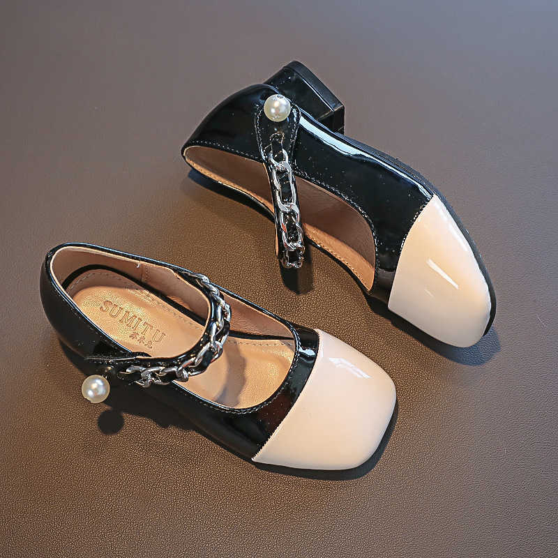 Girls Single Shoes Princess Shoes 2025 Spring and Autumn Korean Edition Western Style Little Girl Baby Childrens Princess Shoes Leather Shoes W251017