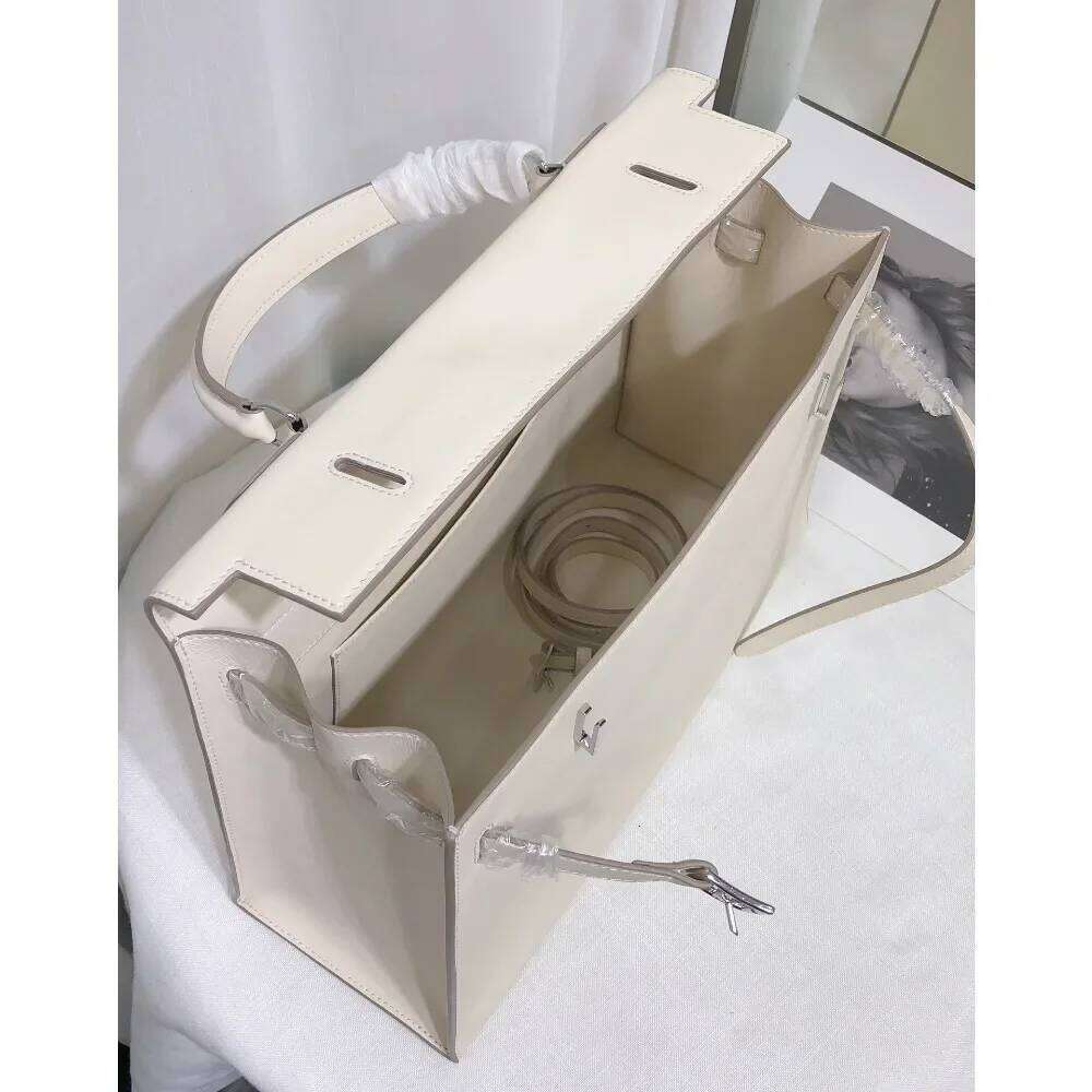 Light High Quality First-layer Swift Cowhide Leather Women Folding Clutch Fashionable Shoulder Bag Commuting