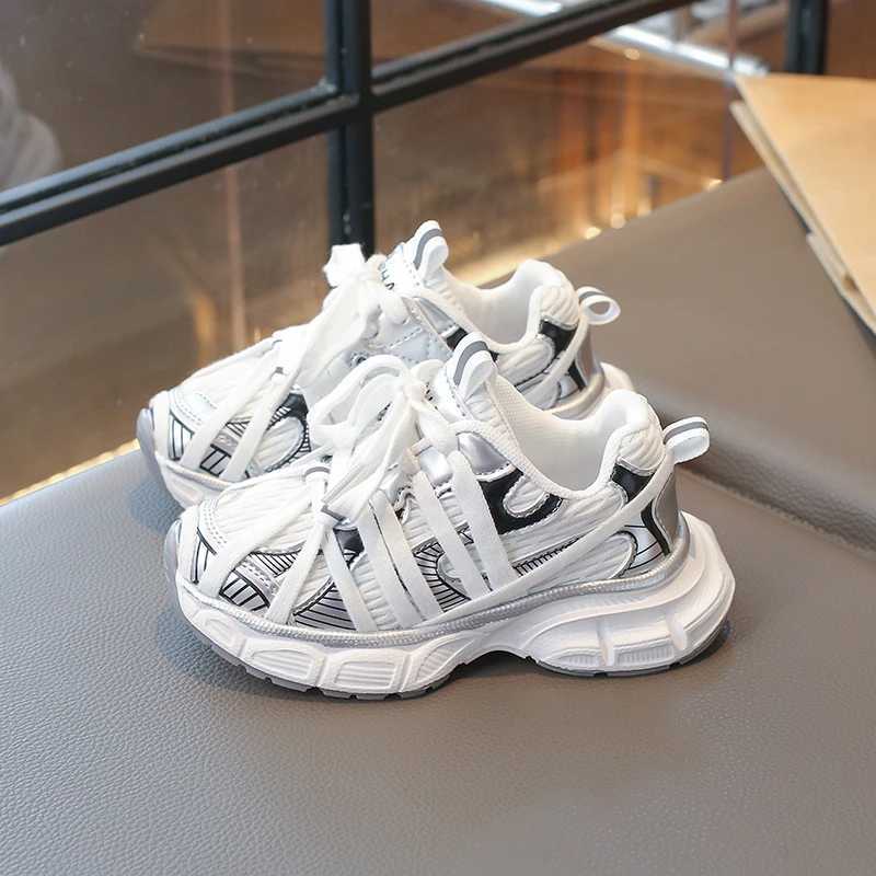 2025 Autumn new childrens shoes dad shoes street dance allseason running shoes spider lacing sports shoes Kids shoesT251017