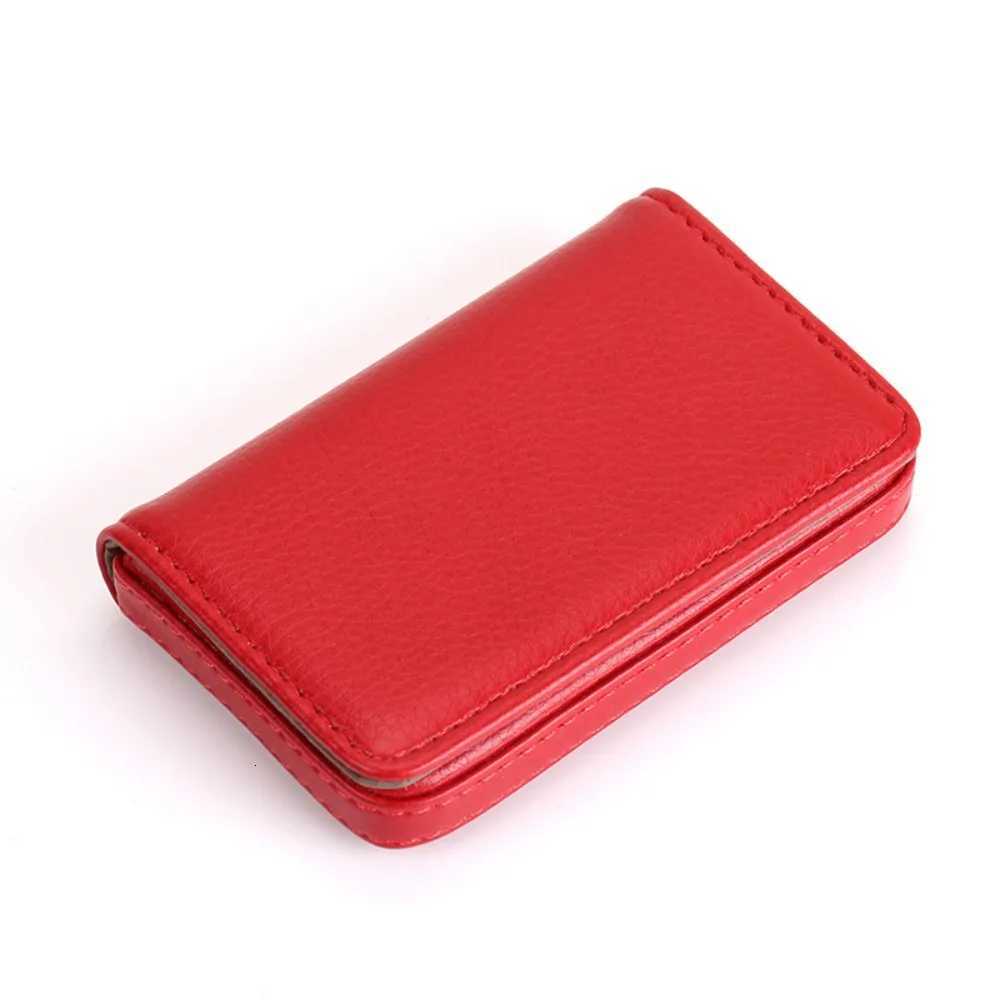 Women Men Business Card Holder PU Leather Wallet PU Leather Businessman Style Credit Card Holder Coin PurseW251017
