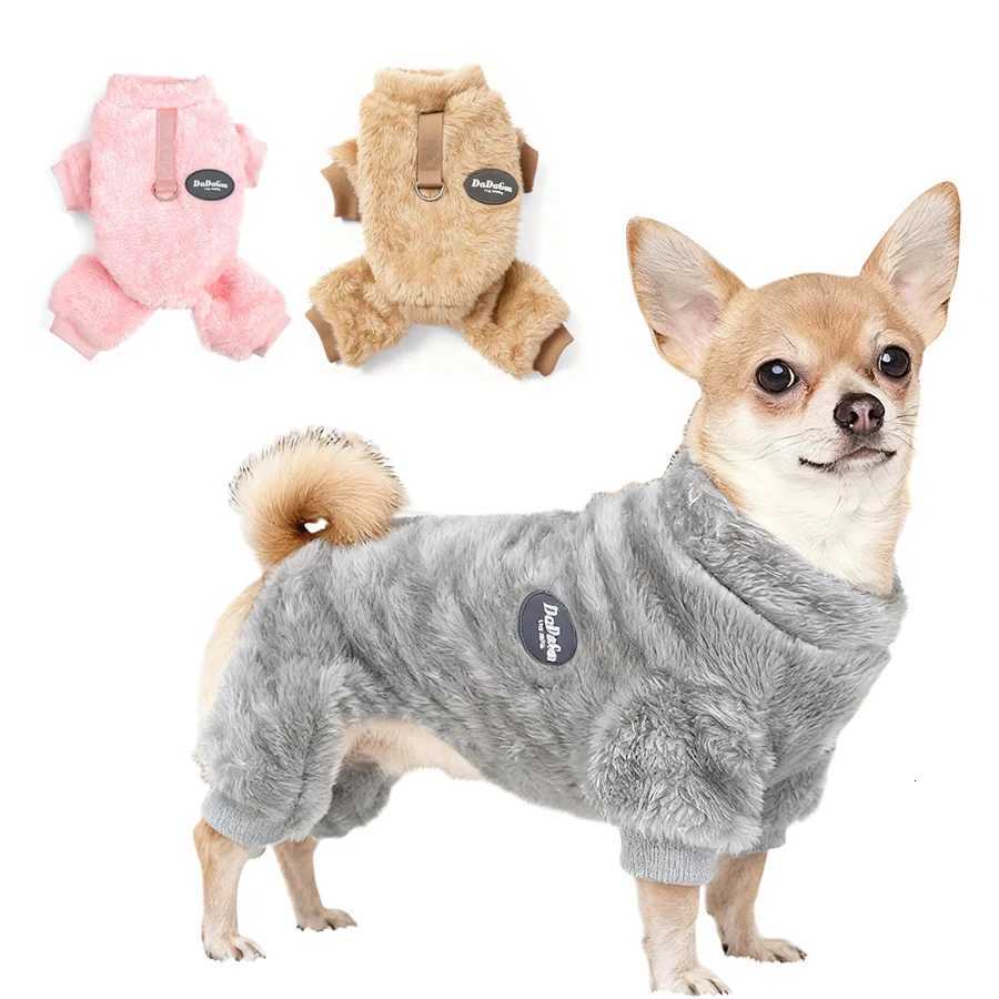Dog Sweaters for Small Dogs Winter Pet Clothes Boy Girl Fleece Puppy Pajamas Doggie Outfits for Chihuahua Yorkie Cat ApparelW251017