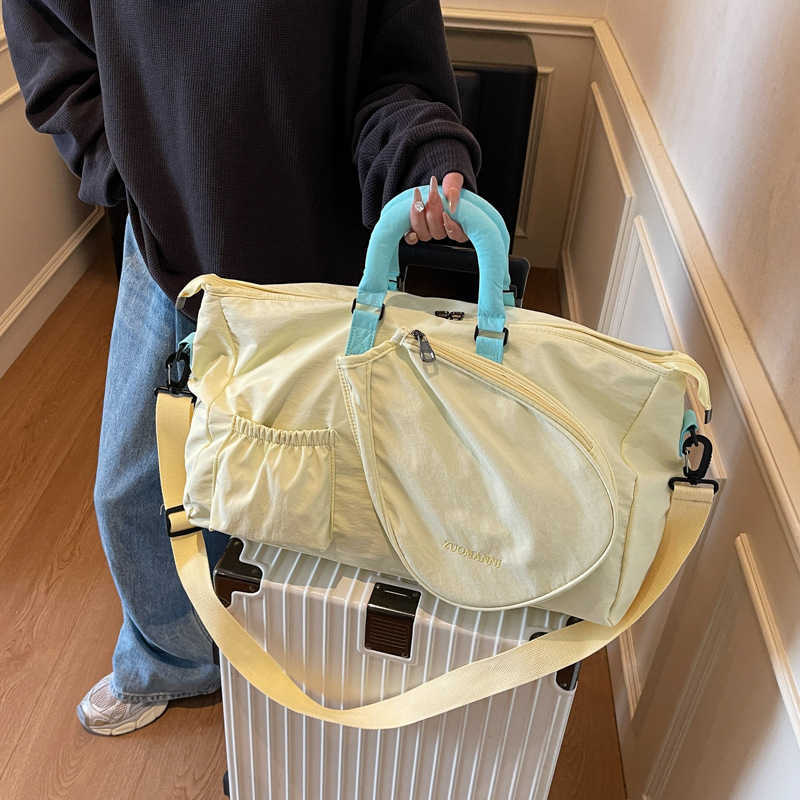 Fashionable Luggage Bag Outdoor Sports Swimming Fitness Bag Multifunctional Lightweight Large Capacity Handbag Travel Bag 250415