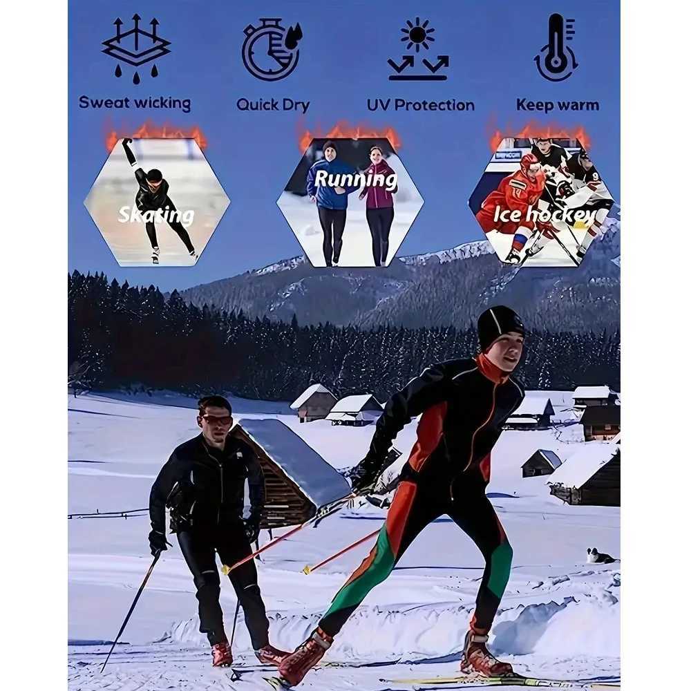 Winter Thermal Underwear Set For Men Keep Warm Long Johns Base Layer Sports Fitness Leggings Tight Undershirts Fleece Pajamas H251017