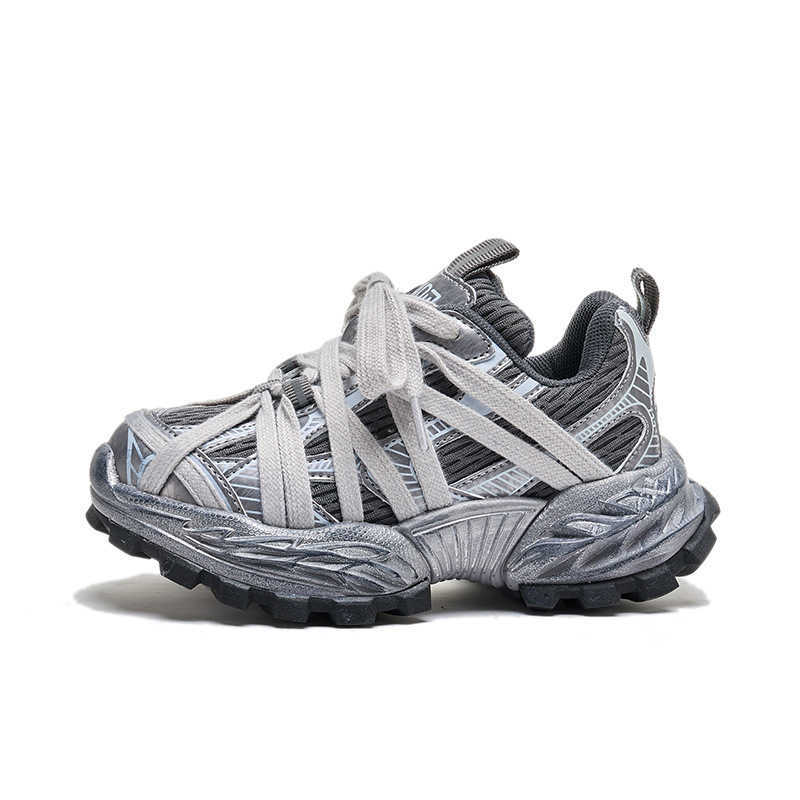 Childrens Sports Shoes 2025 Autumn New Kids Shoes Dirty Shoes Boys Shoes Mesh Casual Breathable Girls Dad Shoes W251017