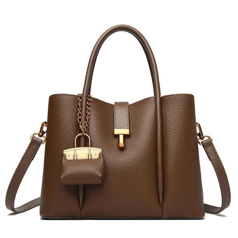 High Quality Soft Leather Shoulder Crossbody Bags For Women Large Capacity Bag Brand Designer Casual Handbag Sac A Main