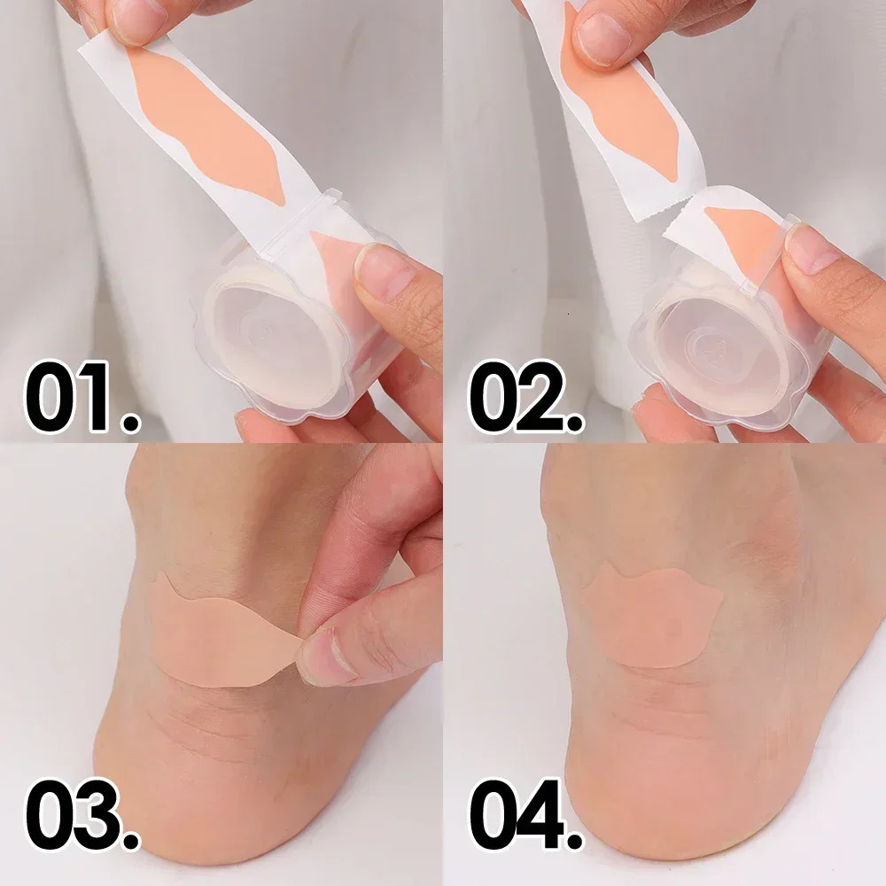 30pcs Gel Heel Protector Foot Patches Adhesive Blister Pads Heel Liner Shoes Stickers Foot Care Adhesive Patch Stickers Cushion 251011