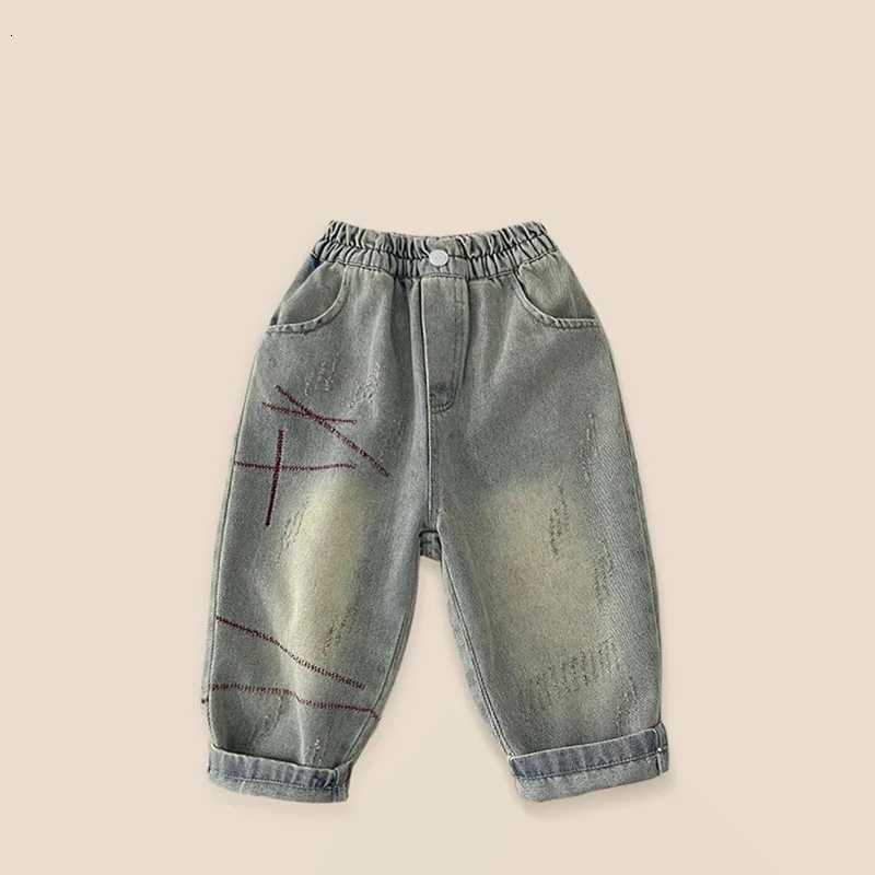 Boys Jean Pants Long Trousers Denim 2025 Graceful Spring Autumn Babys Kids Teenagers High Quality School Childrens ClothingT251017