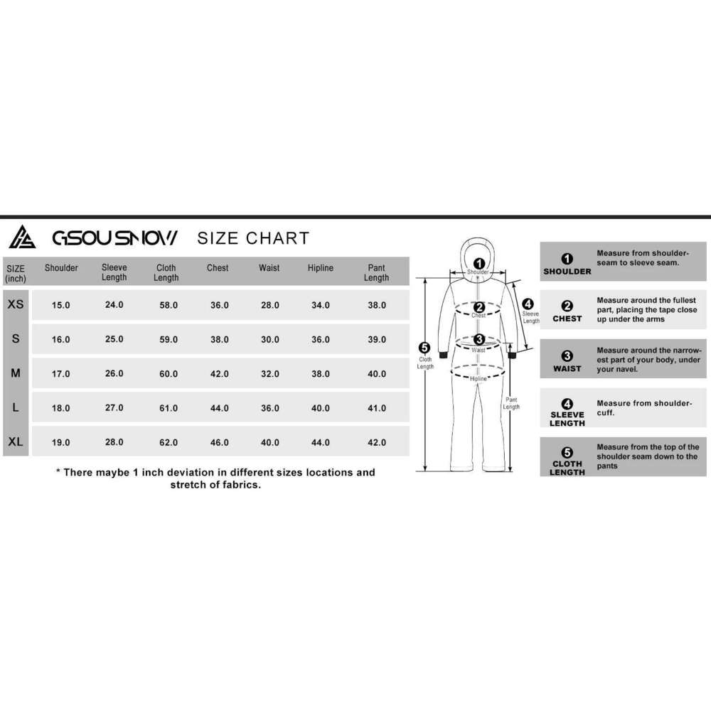 Gsou Women's Winter Snow Jumpsuit One Piece Ski Suit Thermal Thicken Waterproof Windproof Outdoor Sportswear For Snowboarding