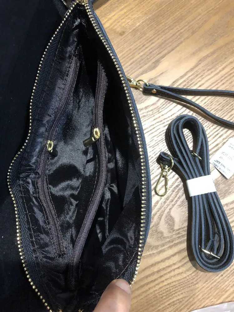 Cow Split Leather Clutch Bag Women Shiny Diamonds Handbag Flap Crossbody Envelope Messenger Bag Party Crystal Sling Shoulder Bag Z251017