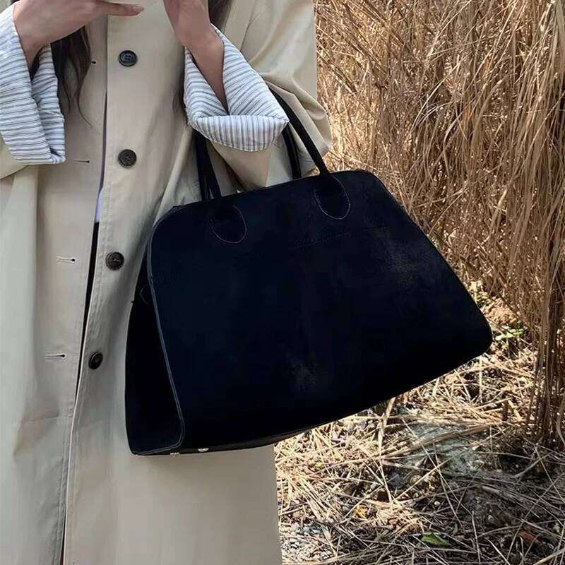 Vintage Faux Suede Women Handbag Large Capacity Winter Fashion Brand Designer Female Shoulder Bag Ladies Big Totes