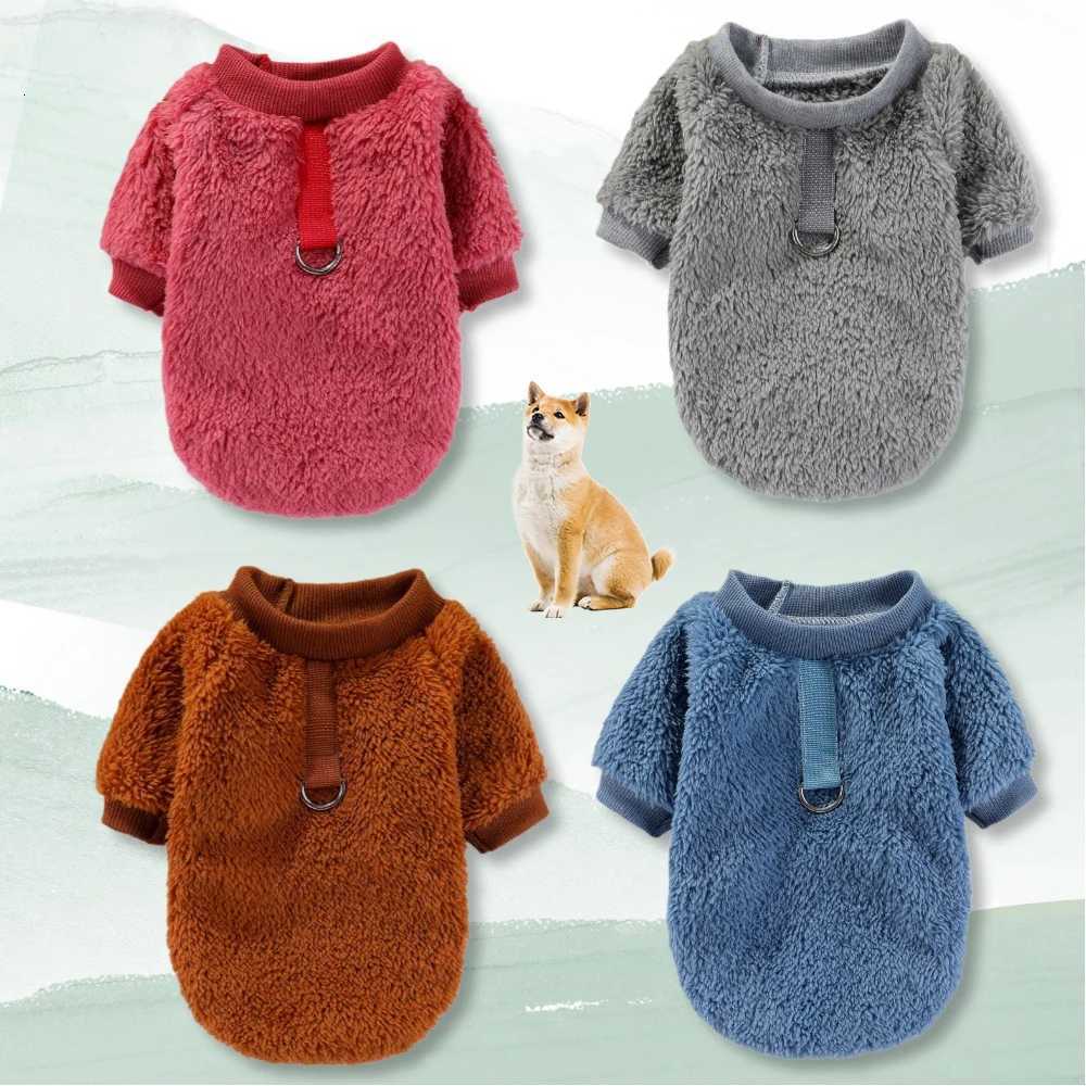 Winter Warm Dog Sweater For Small Dogs Plush Dog Clothes Soft Puppy Coat Jacket Dog Supplies Chihuahua Teddy Puppy ClothesW251017
