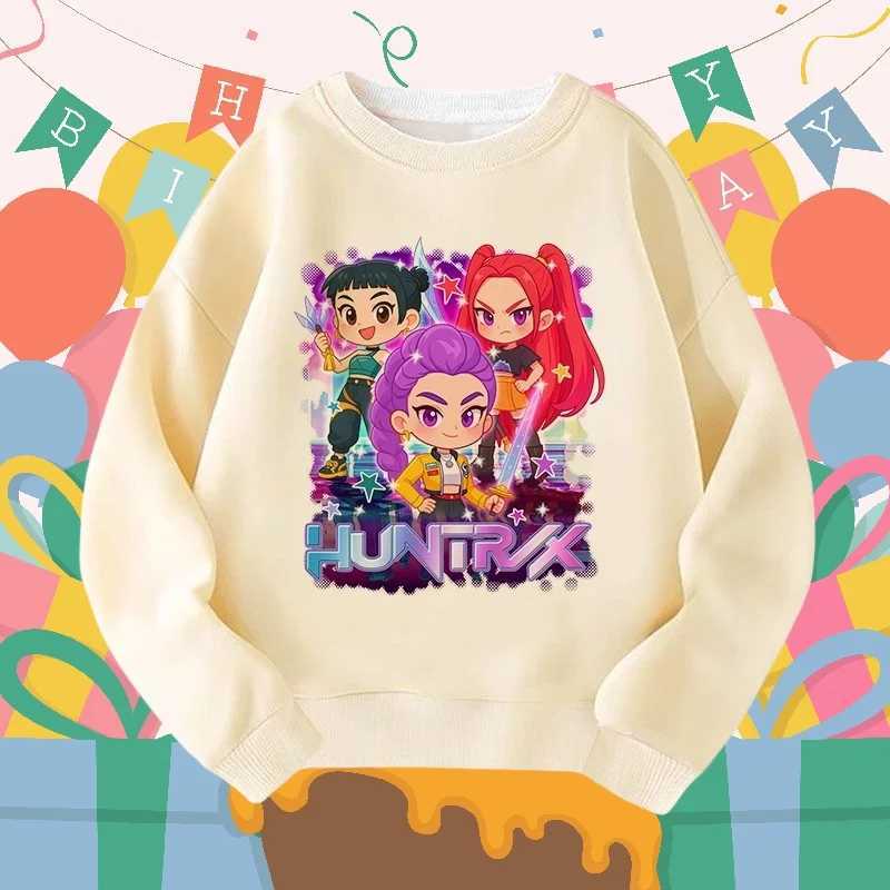 2025 Hot Movie New Unisex Shirt Manga Kpop Demon Hunters Childrens Sweatshirt Cute Tiger Shirt for Boys Girls The Kid Shirt 02 C251017