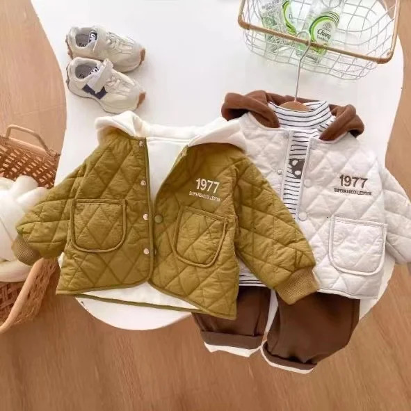 Winter Cottonpadded Jacket Boy Kids Thickness Coats Children Outerwear Winter Autumn 251015
