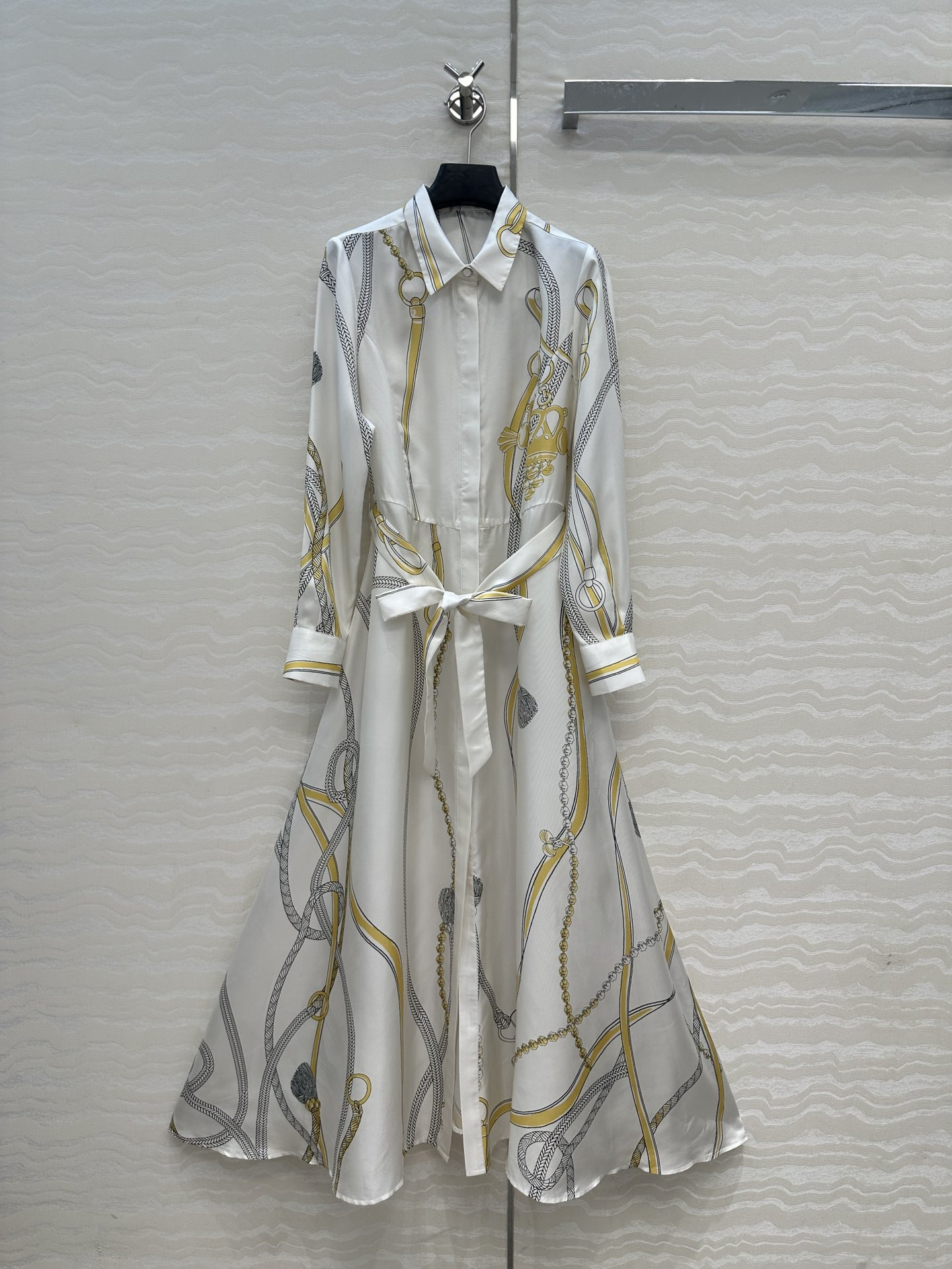 H brand designer silk dress Palefroi Remix Womens summer shirt casual business shirt office lady Fashion