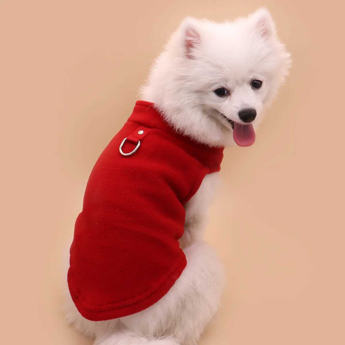 Winter Warm Fleece Dog Clothes Pet Jacket Vest Small Dog Puppy Cats Clothing French Bulldog Costumes Chihuahua Coat Pet ClothesW251017