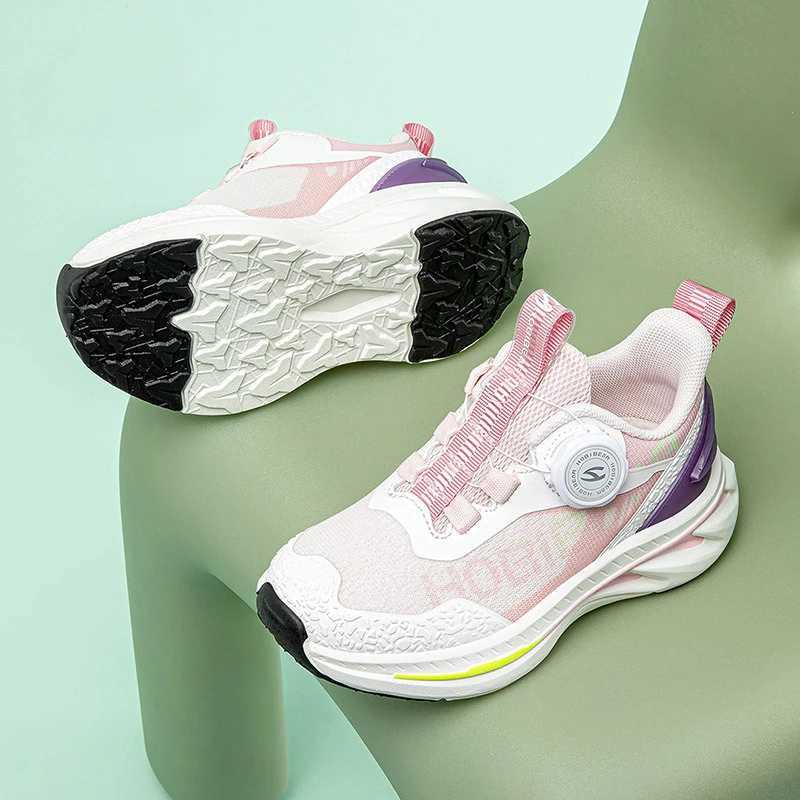 Fashion Brand Spring Boys And Girs Sports Shoes Mesh Breathable Student Casual Sneakers Shockabsorbing Childrens Running ShoesT251017