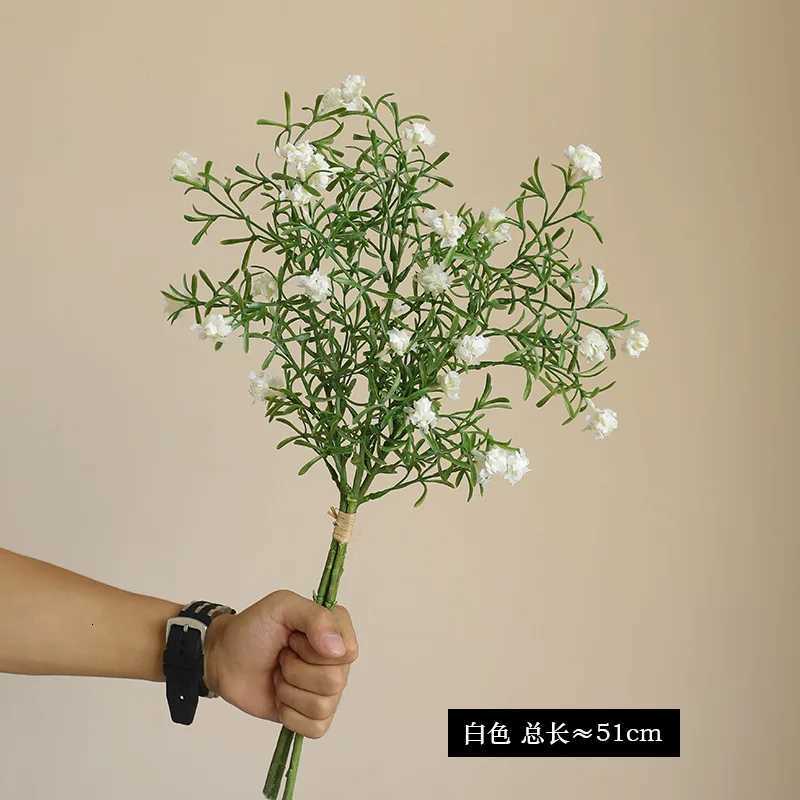 Pink Orange Starry Sky Simulation Flower Fragrance Snow Plum Fake Flowers Wedding Hall Set Home Decoration Fake Flower Bouquet C251017