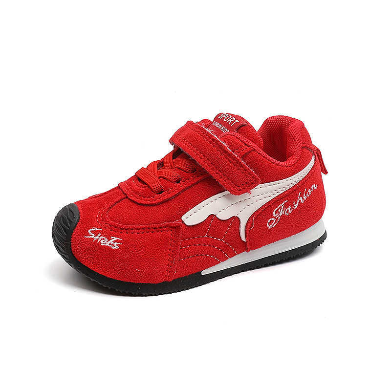 Childrens Shoes Autumn New Style Kids Sports Shoes Boys Sneakers Girls Velcro School Shoes Toddler Soft Sole Casual Shoes W251017