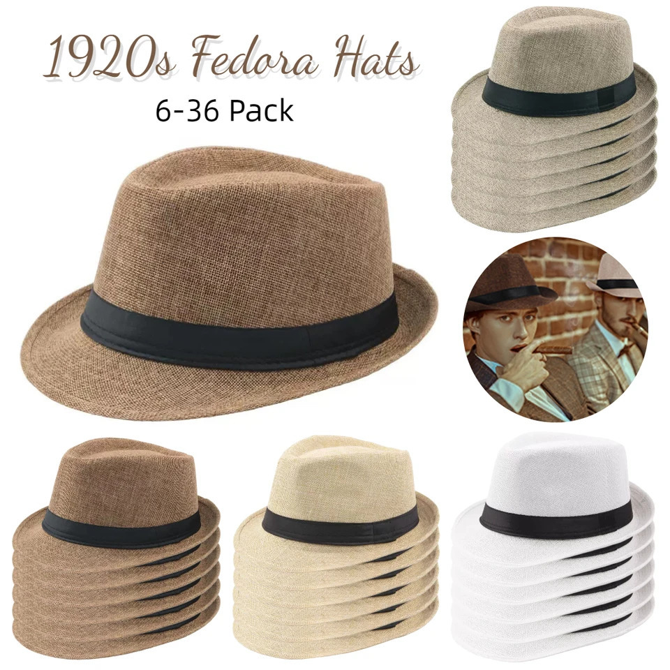 636PCS Short Brim Sun Panama Hats for Wedding Beige Beach Hats Unisex 1920s Straw Hats Bulk Circumference 58 cm 251015