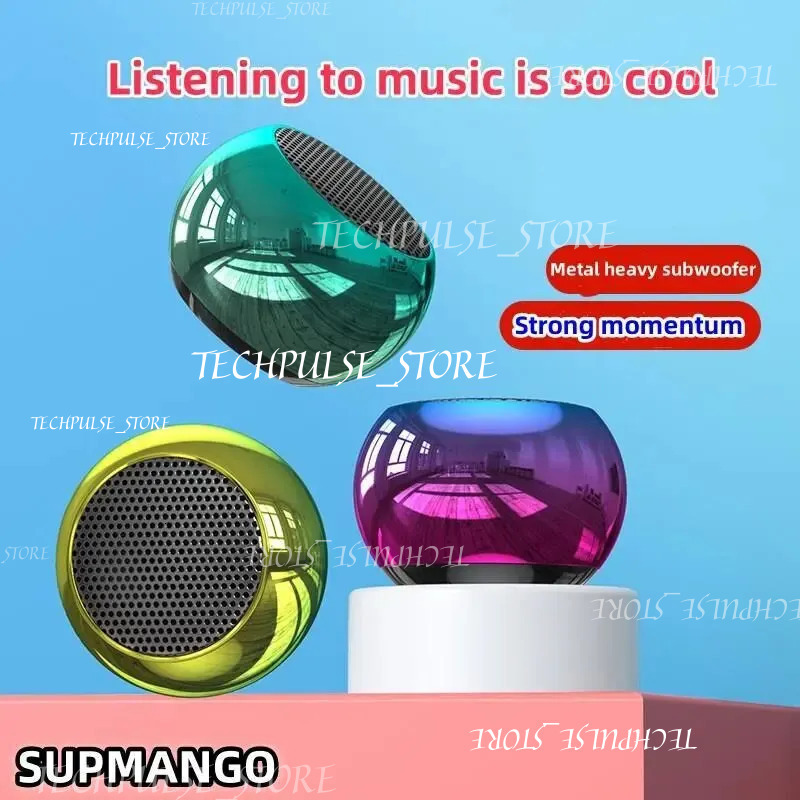 M10 Wireless Small Portable tech73 Steel Gun Heavy Metal Subwoofer Outdoor Mini Bluetooth Speaker
