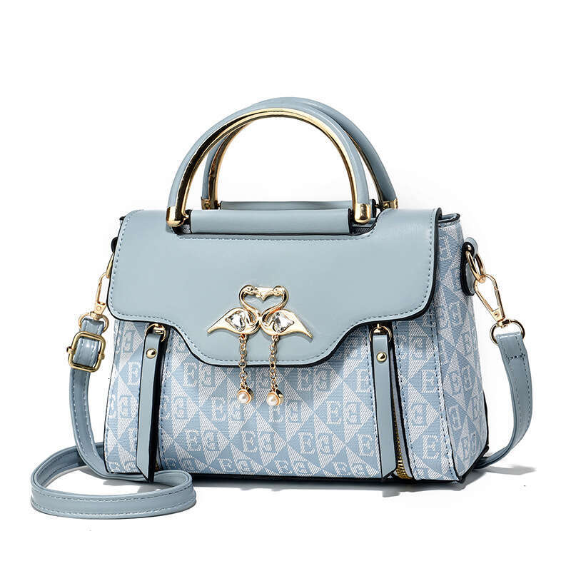 New Women's Fashionable and Stylish Handbag Light Luxury Printed Shoulder Crossbody Three-dimensional Small Fragrance Style Ladies Bag