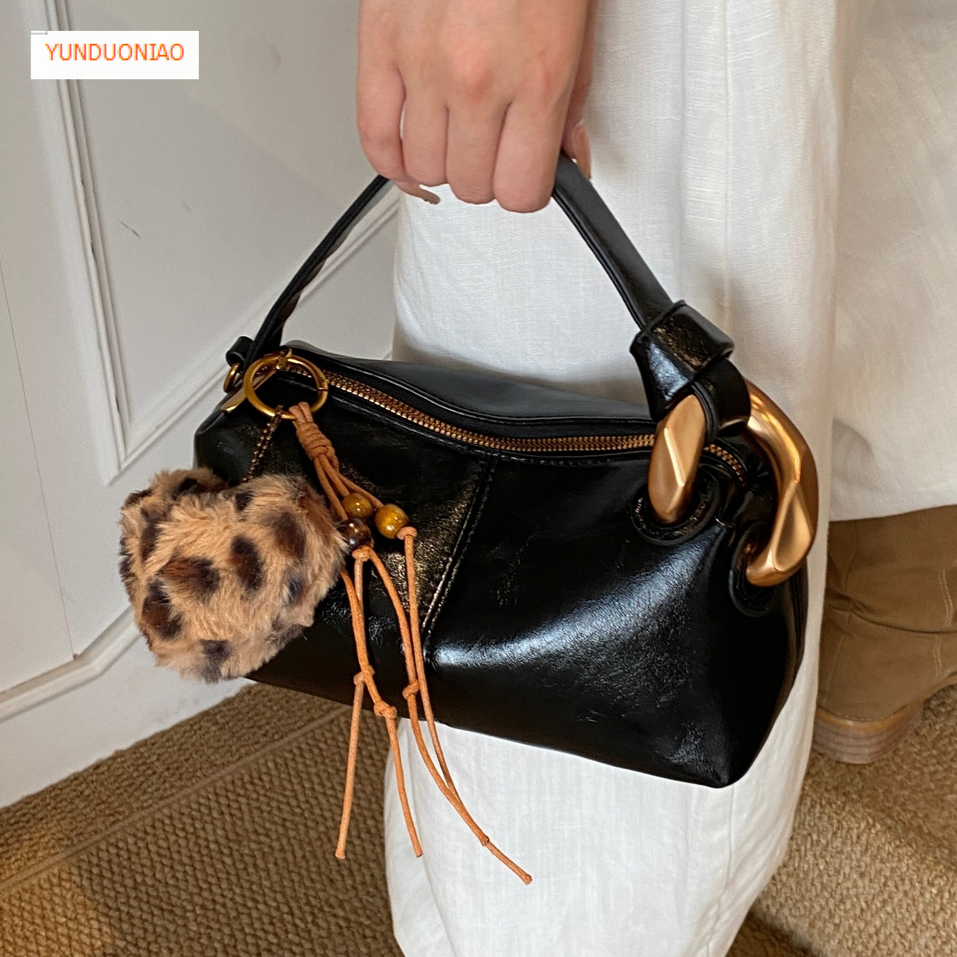 Autumn/Winter Retro Style Designer Bag Fashion Women's Shoulder Bag Luxury Handbag Fashion Trend Versatile Commuter Bag Women's Crossbody Ba