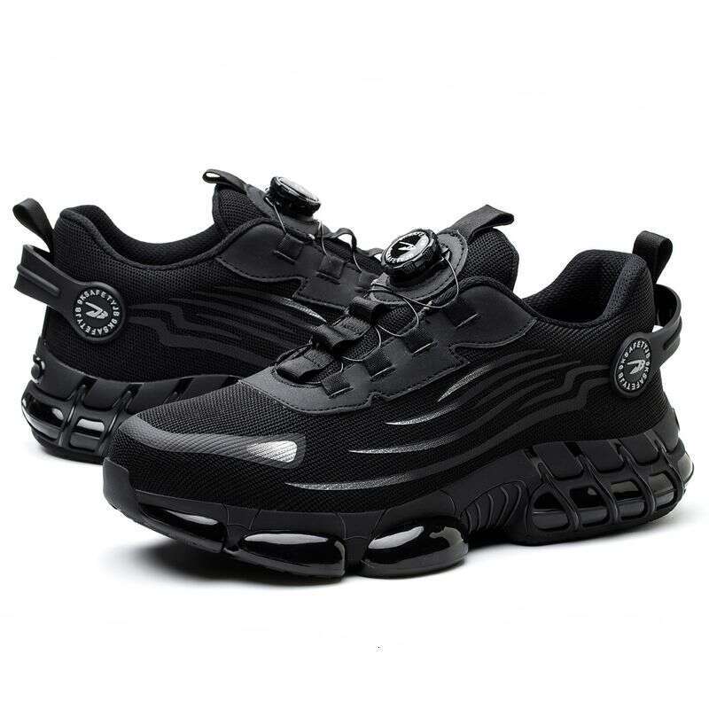 New Men Steel Toe Sneakers Indestructible Protective Boots Anti-Smash Anti-Puncture Work Safety Shoes