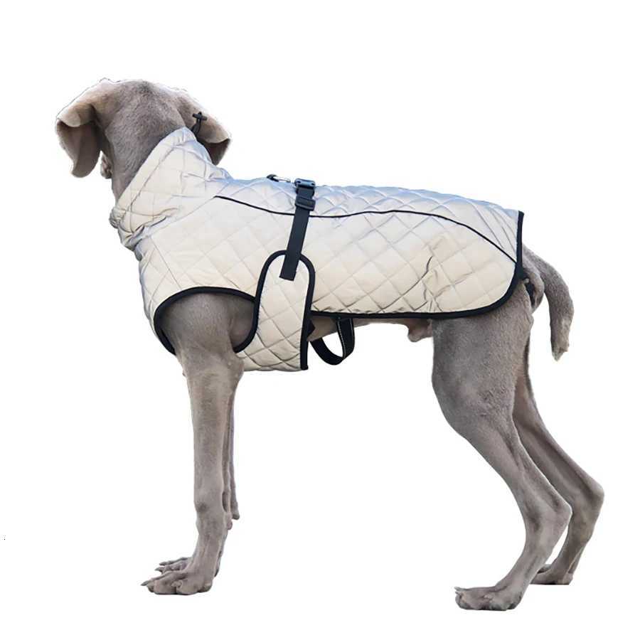 Reflective Pet Dog Outdoor Jacket Pet Coat Vest Winter Warm Reflective Cotton Dogs Clothing for Large Middle Dogs LabradorW251017