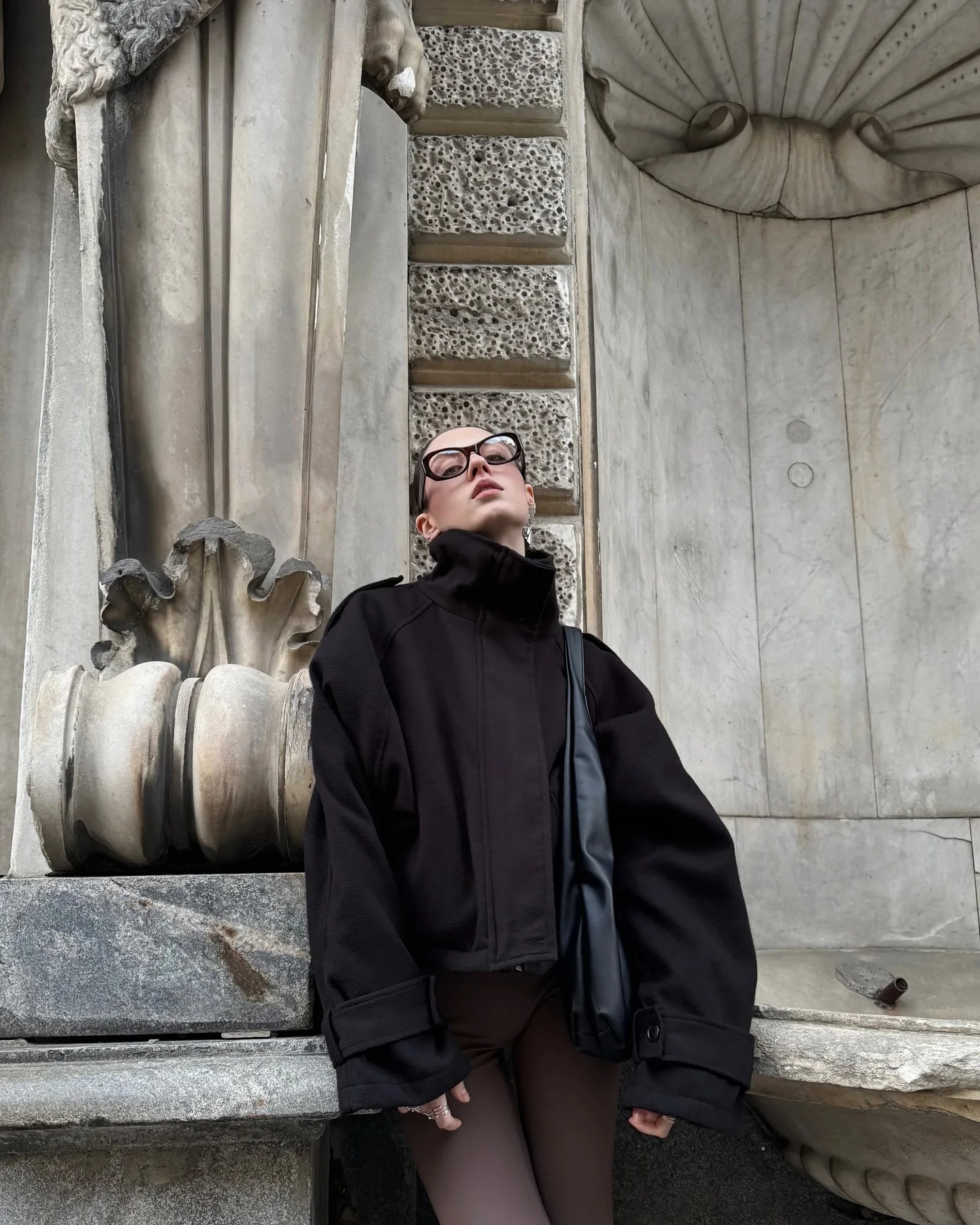 Fashion Casual Solid Loose Jackets Women Full Sleeve Single Breasted Stand Collar Short Coats 2025 Autumn Lady Outwears 251017