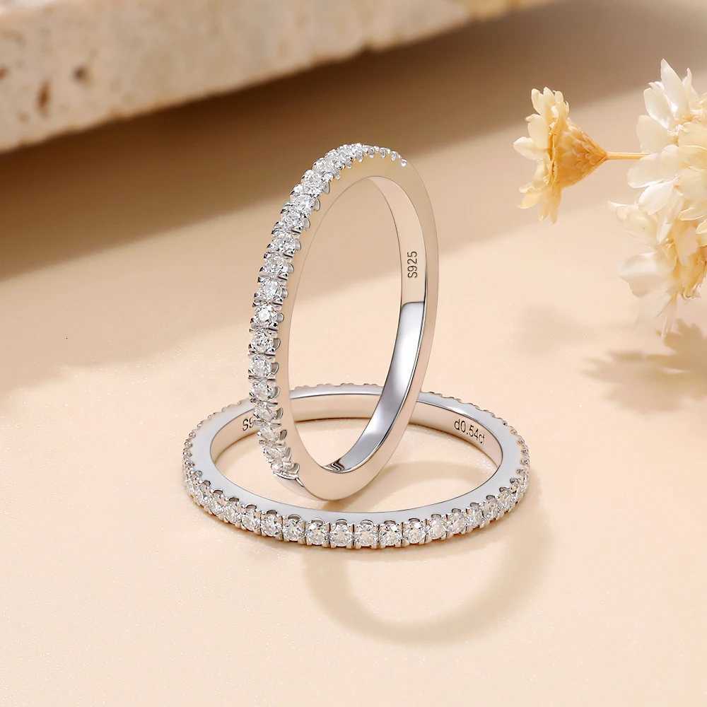 14mm Moissanite Wedding Band for Women S925 Sterling Silver Moissanite Rings D Color VVS1 Lab Diamond Ring Fine Jewelry GiftW251017